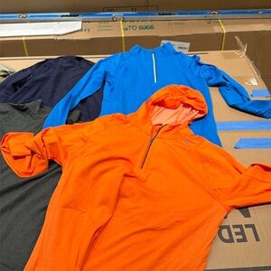 Lululemon Men green/ blue/ orange/ blue navy.